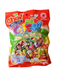 Kẹo Nhân Mứt Trái Cây Hải Hà Gói 350g Assorted Chewy Filling Candy